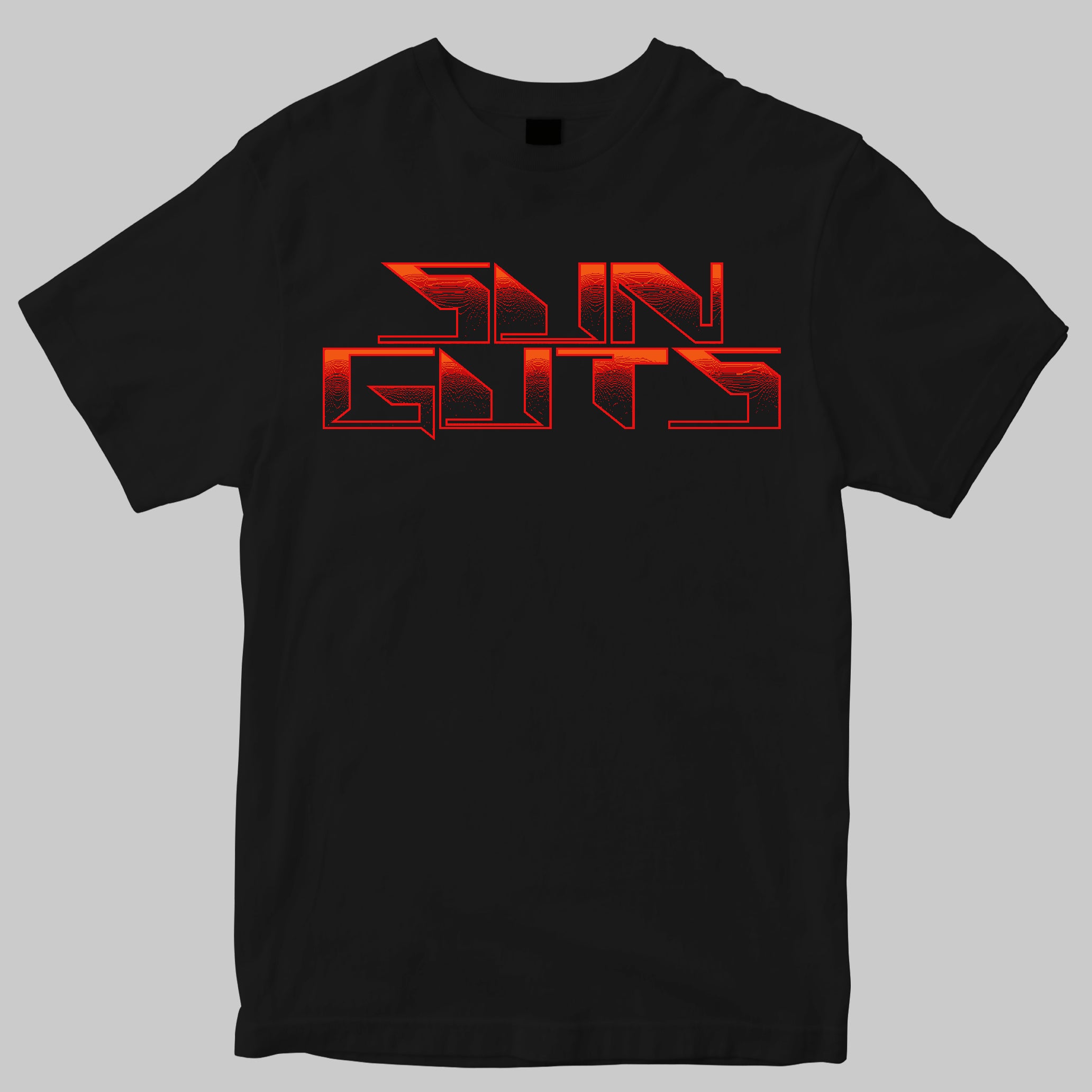 Dithered Waves Logo T-Shirt (Red)